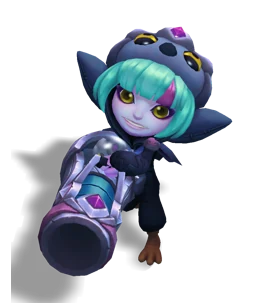 Pengu Cosplay Tristana Obsidian chroma
