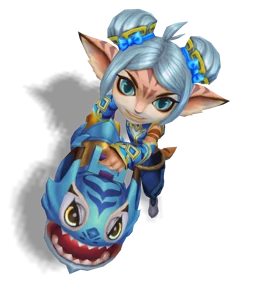 Firecracker Tristana Sapphire chroma