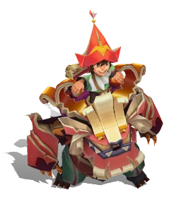 Papercraft Nunu & Willump Ruby chroma