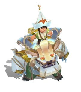 Papercraft Nunu & Willump Pearl chroma