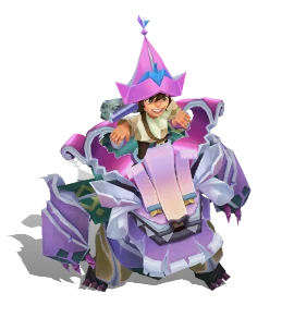 Papercraft Nunu & Willump Amethyst chroma