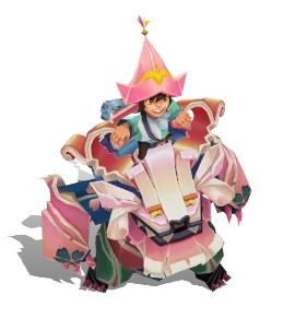 Papercraft Nunu & Willump Rose Quartz chroma