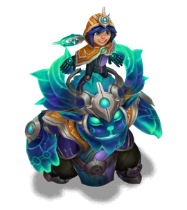 Cosmic Paladins Nunu & Willump Turquoise chroma
