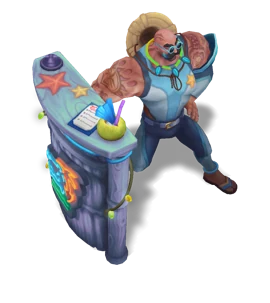 Pool Party Braum Aquamarine chroma