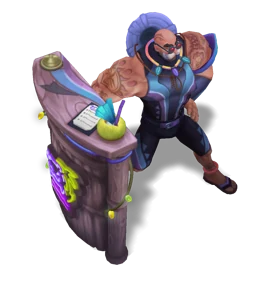 Pool Party Braum Obsidian chroma