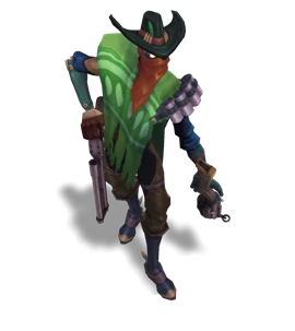 High Noon Jhin Emerald chroma