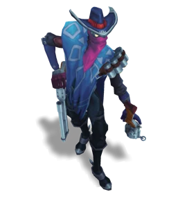 High Noon Jhin Sapphire chroma
