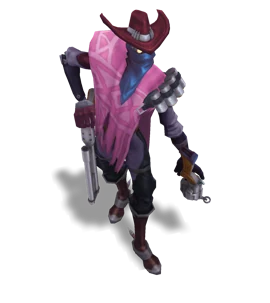 High Noon Jhin Rose Quartz chroma