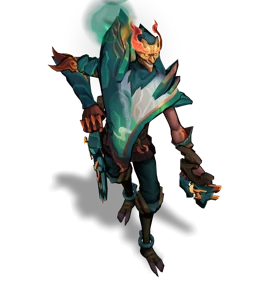 Shan Hai Scrolls Jhin Turquoise chroma