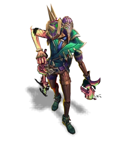 Soul Fighter Jhin Emerald chroma