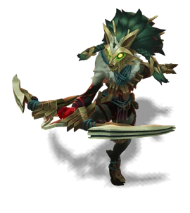 Chosen of the Wolf Kindred Emerald chroma