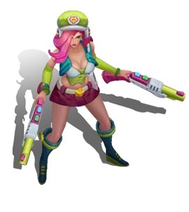 Arcade Miss Fortune Peridot chroma