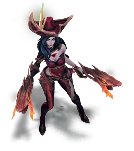 Ruined Miss Fortune Ruby chroma