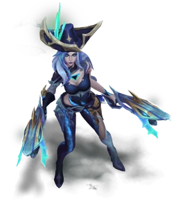 Ruined Miss Fortune Sapphire chroma