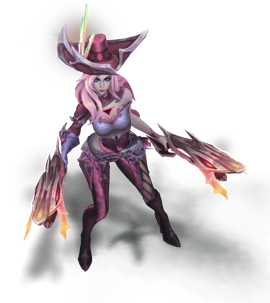 Ruined Miss Fortune Rose Quartz chroma