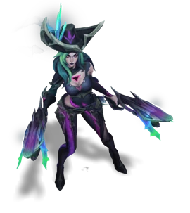 Ruined Miss Fortune Obsidian chroma