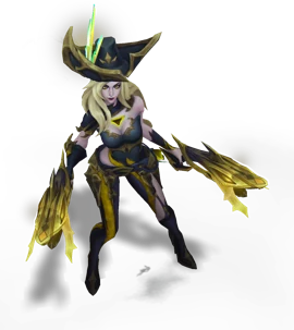 Ruined Miss Fortune Cursed chroma