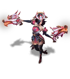 Porcelain Miss Fortune Ruby chroma