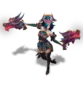 Porcelain Miss Fortune Obsidian chroma