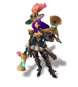 Battle Queen Miss Fortune Emerald chroma