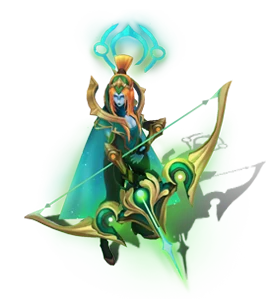 Cosmic Queen Ashe Emerald chroma