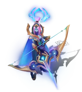 Cosmic Queen Ashe Sapphire chroma