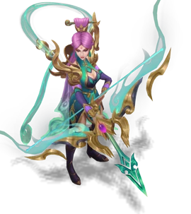 Lunar Empress Ashe Turquoise chroma