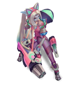 Battle Cat Jinx Rose Quartz chroma
