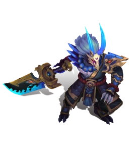Blood Moon Tryndamere Sapphire chroma