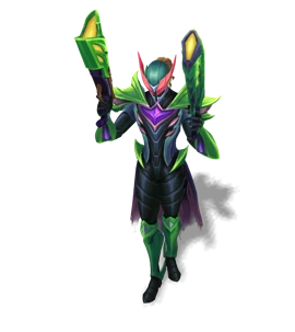 Masked Justice Lucian Emerald chroma