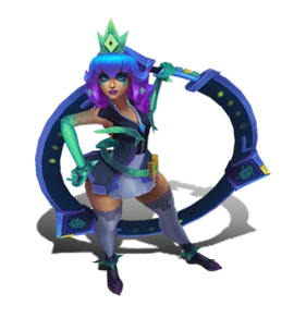 Battle Boss Qiyana Sapphire chroma