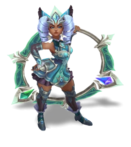 Battle Queen Qiyana Turquoise chroma