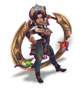 Lunar Empress Qiyana Obsidian chroma