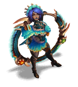 La Ilusión Qiyana Turquoise chroma