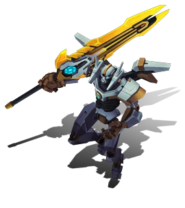 Mecha Aatrox Pearl chroma