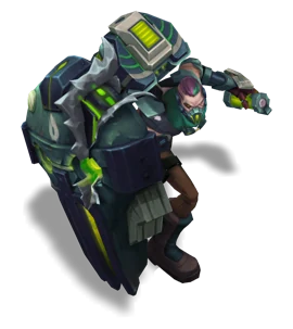 Resistance Singed Emerald chroma