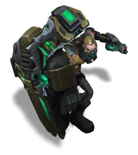 Resistance Singed Obsidian chroma
