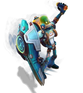 Astronaut Singed Turquoise chroma