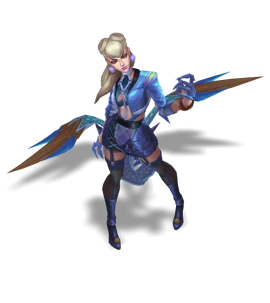 K/DA ALL OUT Evelynn Sapphire chroma