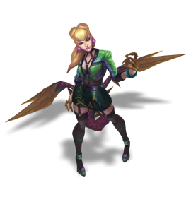 K/DA ALL OUT Evelynn Emerald chroma