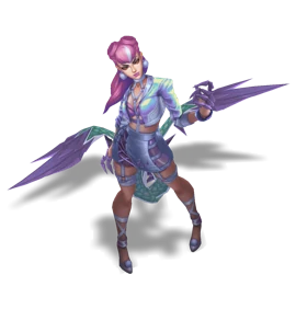 K/DA ALL OUT Evelynn Pearl chroma