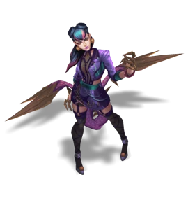 K/DA ALL OUT Evelynn Tanzanite chroma