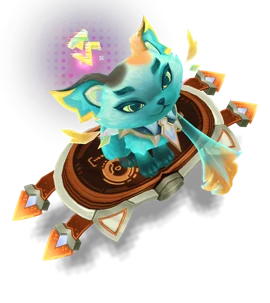 Cyber Cat Yuumi Turquoise chroma