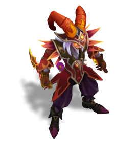Arcanist Shaco Ruby chroma