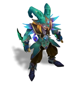 Arcanist Shaco Turquoise chroma