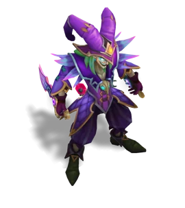 Arcanist Shaco Tanzanite chroma