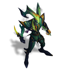 Crime City Nightmare Shaco Emerald chroma