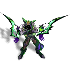 Soul Fighter Shaco Emerald chroma