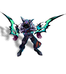 Soul Fighter Shaco Turquoise chroma