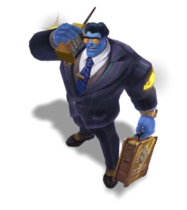 Corporate Mundo (Dr. Mundo) Obsidian chroma